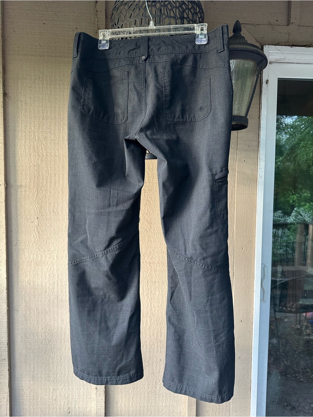 Athleta Women's Duster Cargo Pants in a charcoal gray - Picture 5 of 9